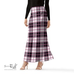 Scottish MacPherson Hunting Modern Tartan Womens Full Length Skirt - Tartan Skirt Knee Length Scottish Plaid Tartan Plaid - ScotsTee - scotstee.com