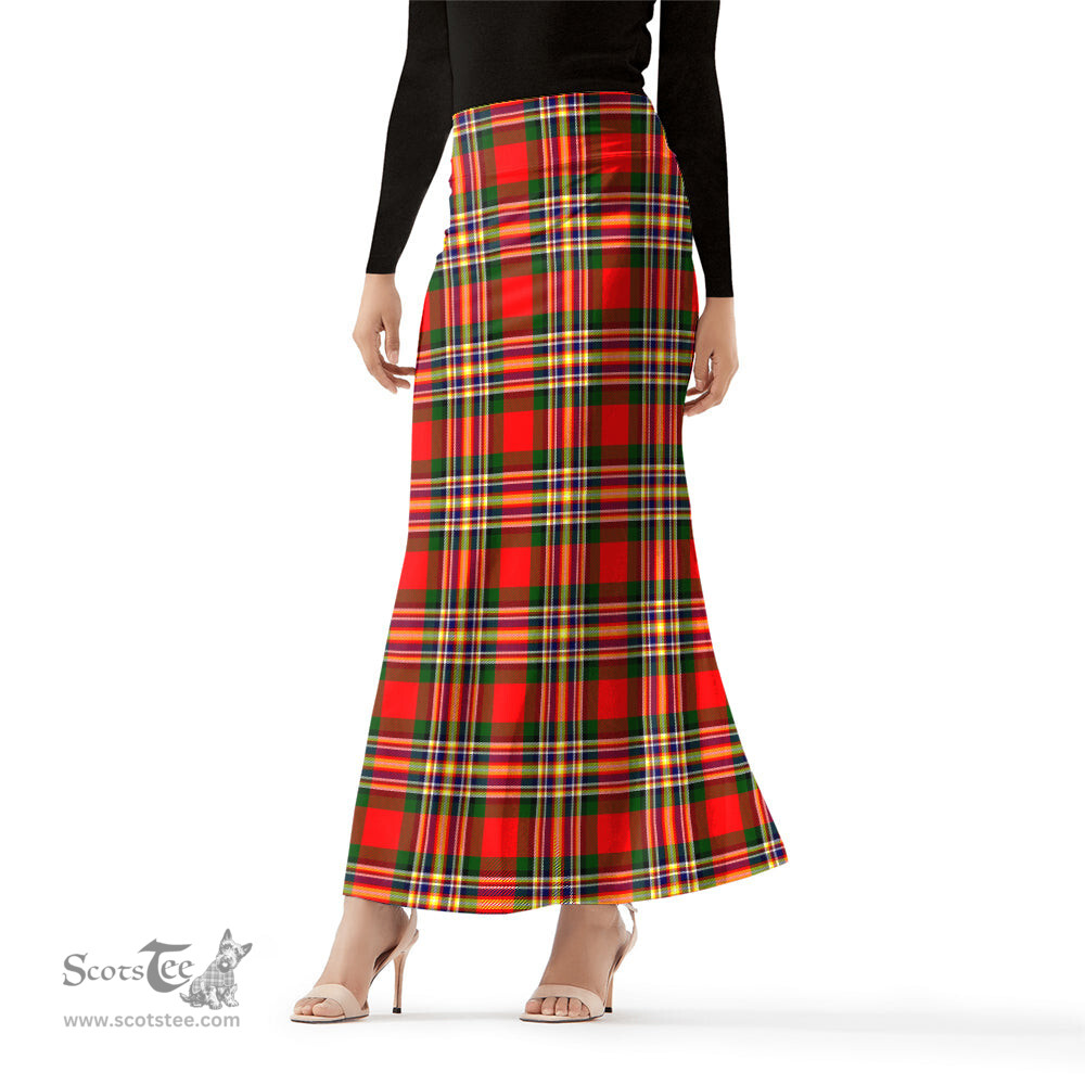 Scottish MacGill Modern Tartan Womens Full Length Skirt - Tartan Skirt Knee Length Scottish Plaid Tartan Plaid - ScotsTee - scotstee.com