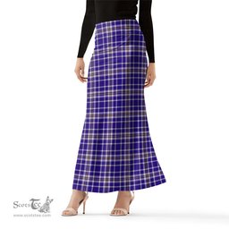 Scottish Ochterlony Tartan Womens Full Length Skirt - Tartan Skirt Knee Length Scottish Plaid Tartan Plaid - ScotsTee - scotstee.com