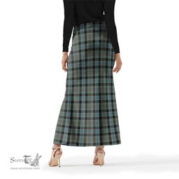 Scottish Ogilvie (Ogilvy) Hunting Tartan Womens Full Length Skirt - Tartan Skirt Knee Length Scottish Plaid Tartan Plaid - ScotsTee - scotstee.com