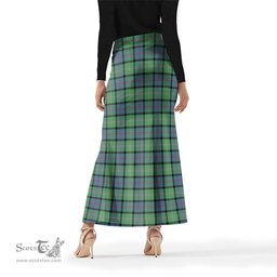 Scottish MacThomas Ancient Tartan Womens Full Length Skirt - Tartan Skirt Knee Length Scottish Plaid Tartan Plaid - ScotsTee - scotstee.com