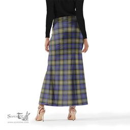 Scottish Rennie Tartan Womens Full Length Skirt - Tartan Skirt Knee Length Scottish Plaid Tartan Plaid - ScotsTee - scotstee.com