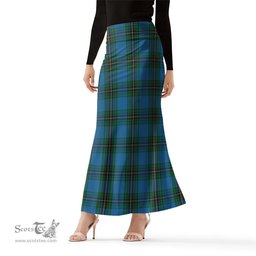 Scottish Murray of Elibank Tartan Womens Full Length Skirt - Tartan Skirt Knee Length Scottish Plaid Tartan Plaid - ScotsTee - scotstee.com