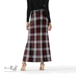 Scottish Merrilees Tartan Womens Full Length Skirt - Tartan Skirt Knee Length Scottish Plaid Tartan Plaid - ScotsTee - scotstee.com