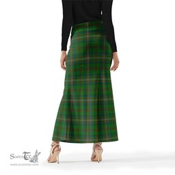 Scottish McClure Hunting Tartan Womens Full Length Skirt - Tartan Skirt Knee Length Scottish Plaid Tartan Plaid - ScotsTee - scotstee.com
