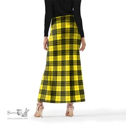 Scottish MacLeod of Lewis Modern Tartan Womens Full Length Skirt - Tartan Skirt Knee Length Scottish Plaid Tartan Plaid - ScotsTee - scotstee.com