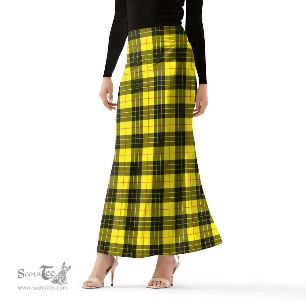 Scottish MacLeod of Lewis Modern Tartan Womens Full Length Skirt - Tartan Skirt Knee Length Scottish Plaid Tartan Plaid - ScotsTee - scotstee.com