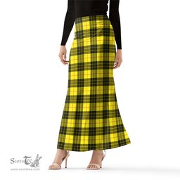 Scottish MacLeod of Lewis Modern Tartan Womens Full Length Skirt - Tartan Skirt Knee Length Scottish Plaid Tartan Plaid - ScotsTee - scotstee.com