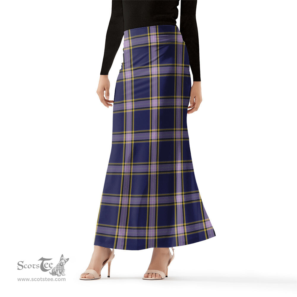 Scottish Nunavut Territory Canada Tartan Womens Full Length Skirt - Tartan Skirt Knee Length Scottish Plaid Tartan Plaid - ScotsTee - scotstee.com