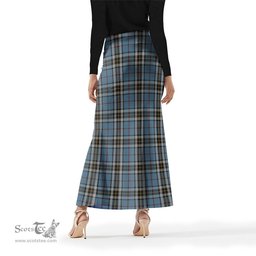 Scottish MacTavish Dress Tartan Womens Full Length Skirt - Tartan Skirt Knee Length Scottish Plaid Tartan Plaid - ScotsTee - scotstee.com