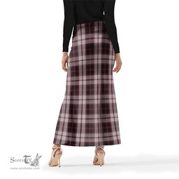 Scottish MacPherson Tartan Womens Full Length Skirt - Tartan Skirt Knee Length Scottish Plaid Tartan Plaid - ScotsTee - scotstee.com