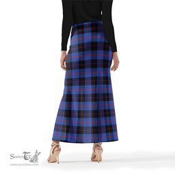 Scottish Maule Tartan Womens Full Length Skirt - Tartan Skirt Knee Length Scottish Plaid Tartan Plaid - ScotsTee - scotstee.com