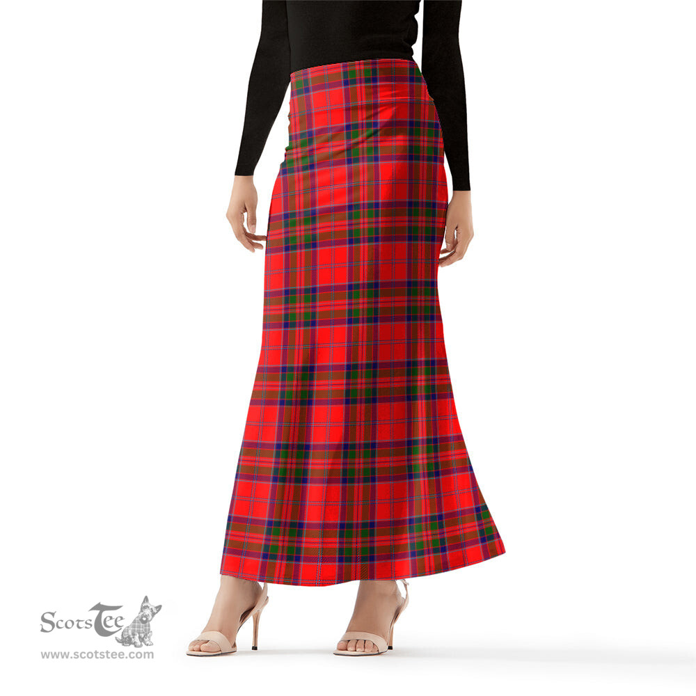 Scottish MacGillivray Modern Tartan Womens Full Length Skirt - Tartan Skirt Knee Length Scottish Plaid Tartan Plaid - ScotsTee - scotstee.com