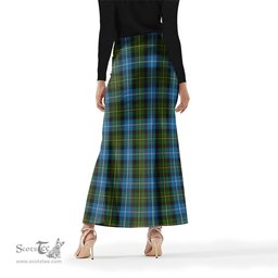 Scottish MacNeil of Barra Tartan Womens Full Length Skirt - Tartan Skirt Knee Length Scottish Plaid Tartan Plaid - ScotsTee - scotstee.com