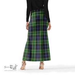 Scottish McKellar Tartan Womens Full Length Skirt - Tartan Skirt Knee Length Scottish Plaid Tartan Plaid - ScotsTee - scotstee.com