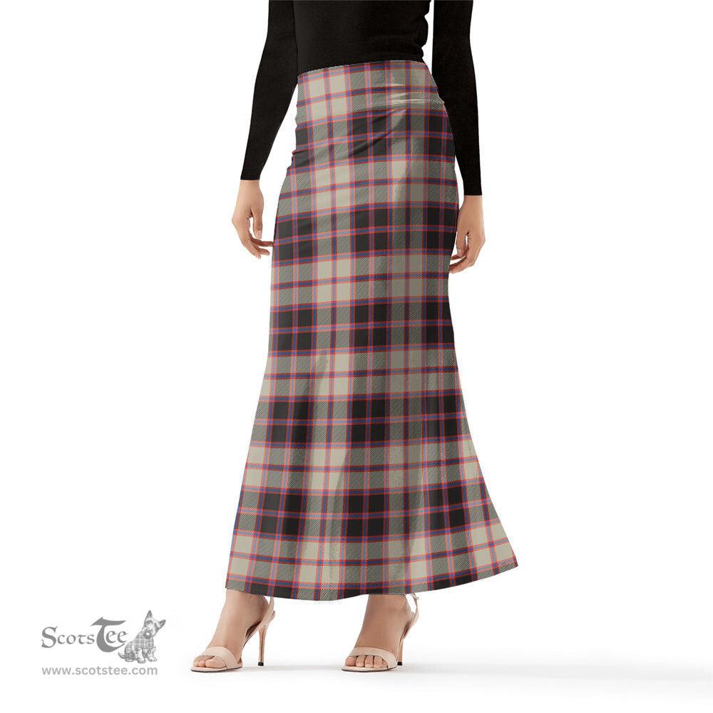 Scottish MacPherson Hunting Ancient Tartan Womens Full Length Skirt - Tartan Skirt Knee Length Scottish Plaid Tartan Plaid - ScotsTee - scotstee.com