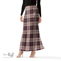 Scottish MacPherson Hunting Ancient Tartan Womens Full Length Skirt - Tartan Skirt Knee Length Scottish Plaid Tartan Plaid - ScotsTee - scotstee.com