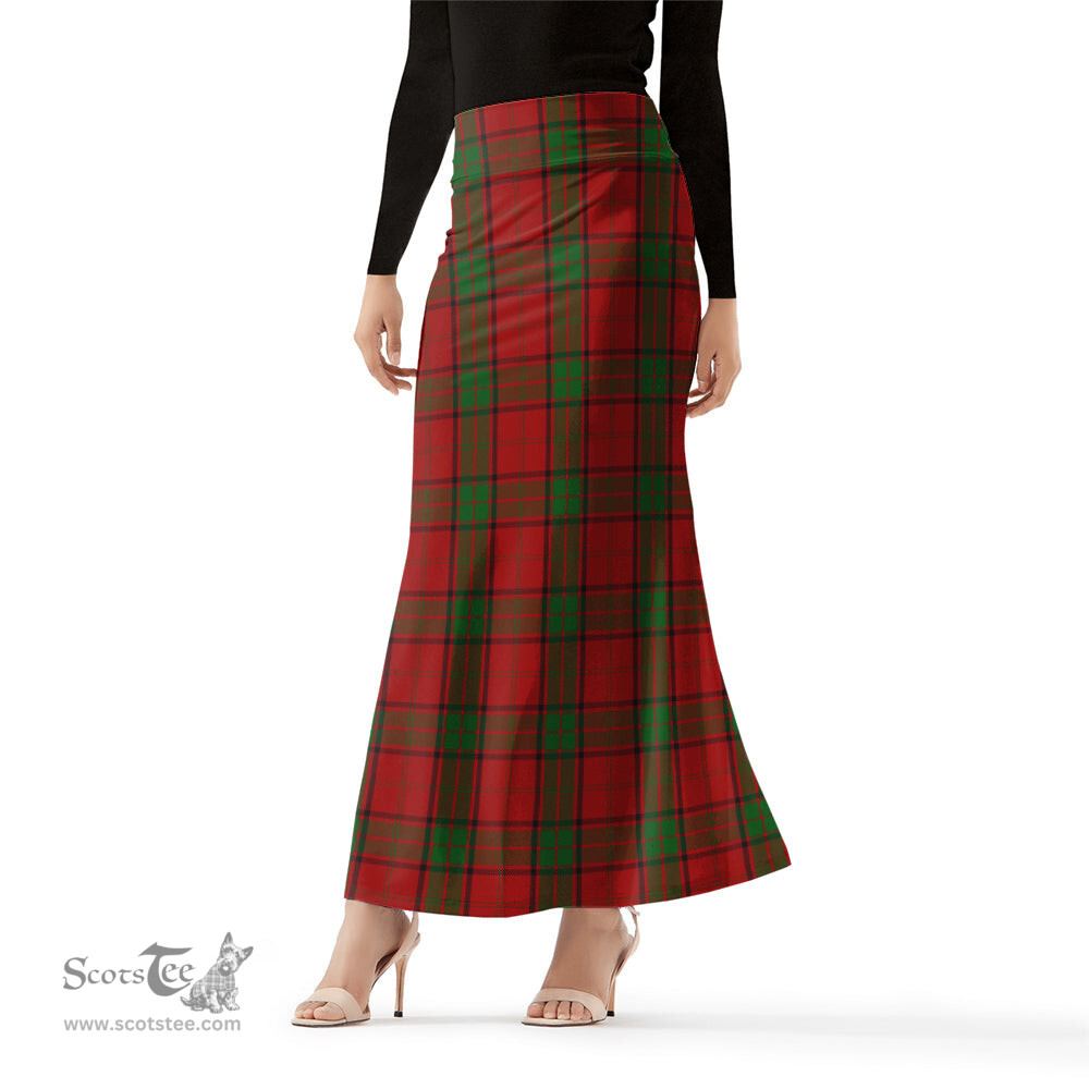 Scottish Maxwell Tartan Womens Full Length Skirt - Tartan Skirt Knee Length Scottish Plaid Tartan Plaid - ScotsTee - scotstee.com