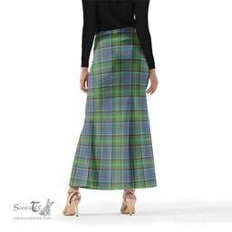 Scottish Whitelaw Tartan Womens Full Length Skirt - Tartan Skirt Knee Length Scottish Plaid Tartan Plaid - ScotsTee - scotstee.com
