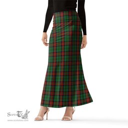 Scottish Walker James Tartan Womens Full Length Skirt - Tartan Skirt Knee Length Scottish Plaid Tartan Plaid - ScotsTee - scotstee.com