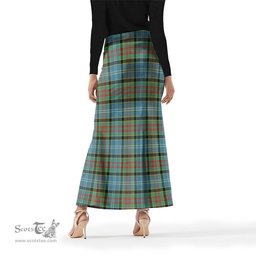 Scottish Walkinshaw Tartan Womens Full Length Skirt - Tartan Skirt Knee Length Scottish Plaid Tartan Plaid - ScotsTee - scotstee.com