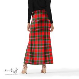 Scottish Spens Modern Tartan Womens Full Length Skirt - Tartan Skirt Knee Length Scottish Plaid Tartan Plaid - ScotsTee - scotstee.com