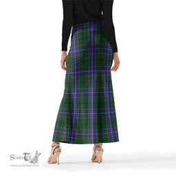 Scottish Wishart Hunting Tartan Womens Full Length Skirt - Tartan Skirt Knee Length Scottish Plaid Tartan Plaid - ScotsTee - scotstee.com