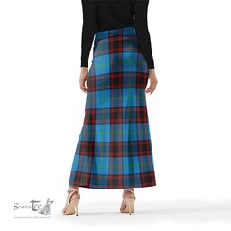 Scottish Wedderburn Tartan Womens Full Length Skirt - Tartan Skirt Knee Length Scottish Plaid Tartan Plaid - ScotsTee - scotstee.com