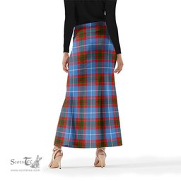 Scottish Skirving Tartan Womens Full Length Skirt - Tartan Skirt Knee Length Scottish Plaid Tartan Plaid - ScotsTee - scotstee.com