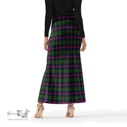 Scottish Urquhart Modern Tartan Womens Full Length Skirt - Tartan Skirt Knee Length Scottish Plaid Tartan Plaid - ScotsTee - scotstee.com