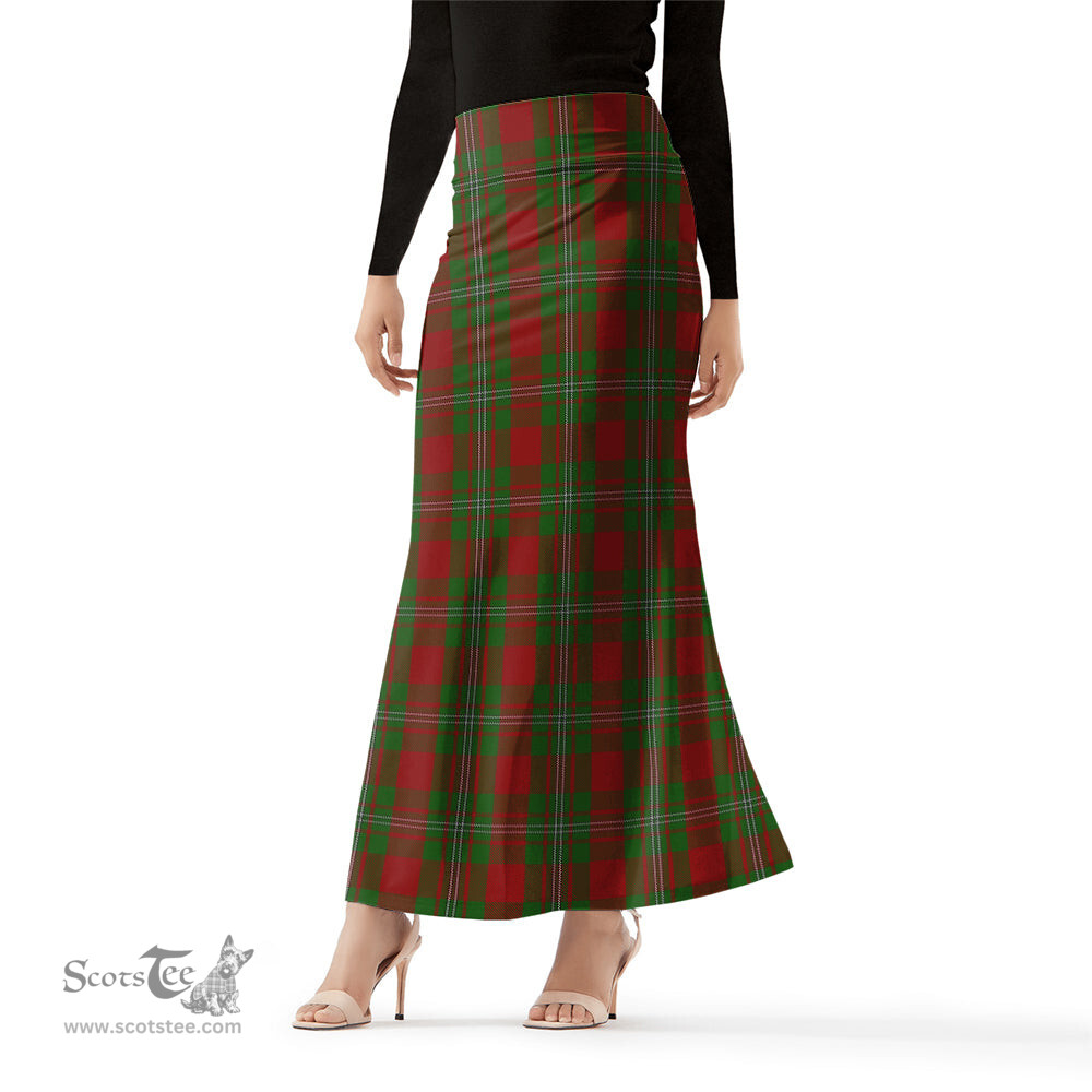 Scottish Strange Tartan Womens Full Length Skirt - Tartan Skirt Knee Length Scottish Plaid Tartan Plaid - ScotsTee - scotstee.com