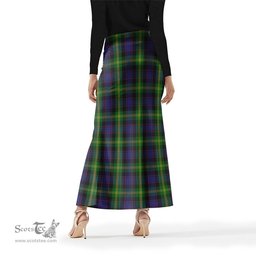Scottish Watson Tartan Womens Full Length Skirt - Tartan Skirt Knee Length Scottish Plaid Tartan Plaid - ScotsTee - scotstee.com