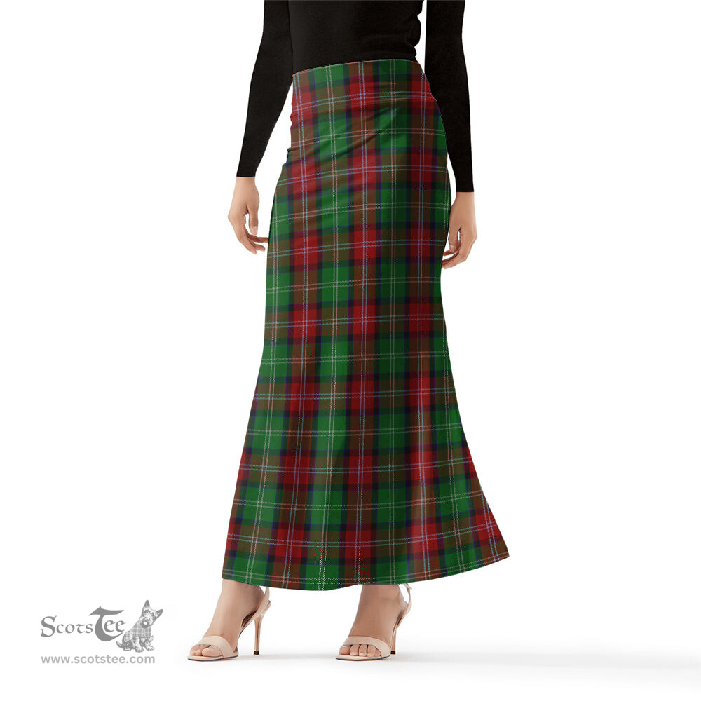 Scottish Sawyer Tartan Womens Full Length Skirt - Tartan Skirt Knee Length Scottish Plaid Tartan Plaid - ScotsTee - scotstee.com