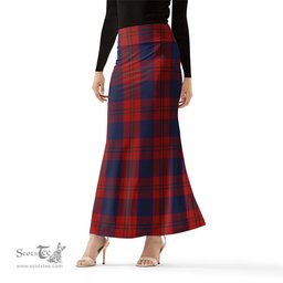 Scottish Wotherspoon Tartan Womens Full Length Skirt - Tartan Skirt Knee Length Scottish Plaid Tartan Plaid - ScotsTee - scotstee.com