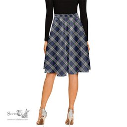 Scottish Baird Dress Tartan Melete Pleated Midi Skirt - Tartan Plaid Midi Skirt Scottish Plaid Tartan Plaid - ScotsTee - scotstee.com