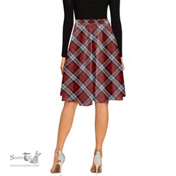 Scottish Brodie Dress Tartan Melete Pleated Midi Skirt - Tartan Plaid Midi Skirt Scottish Plaid Tartan Plaid - ScotsTee - scotstee.com