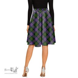 Scottish Blair Modern Tartan Melete Pleated Midi Skirt - Tartan Plaid Midi Skirt Scottish Plaid Tartan Plaid - ScotsTee - scotstee.com