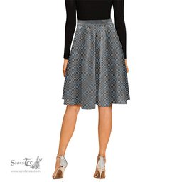 Scottish Gladstone Tartan Melete Pleated Midi Skirt - Tartan Plaid Midi Skirt Scottish Plaid Tartan Plaid - ScotsTee - scotstee.com