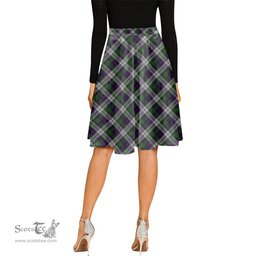 Scottish MacCallum Dress Tartan Melete Pleated Midi Skirt - Tartan Plaid Midi Skirt Scottish Plaid Tartan Plaid - ScotsTee - scotstee.com