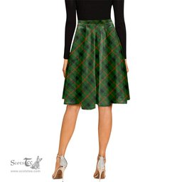 Scottish Kincaid Modern Tartan Melete Pleated Midi Skirt - Tartan Plaid Midi Skirt Scottish Plaid Tartan Plaid - ScotsTee - scotstee.com