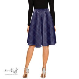 Scottish Payne Tartan Melete Pleated Midi Skirt - Tartan Plaid Midi Skirt Scottish Plaid Tartan Plaid - ScotsTee - scotstee.com