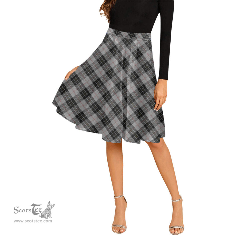 Scottish MacPherson Dress Tartan Melete Pleated Midi Skirt - Tartan Plaid Midi Skirt Scottish Plaid Tartan Plaid - ScotsTee - scotstee.com