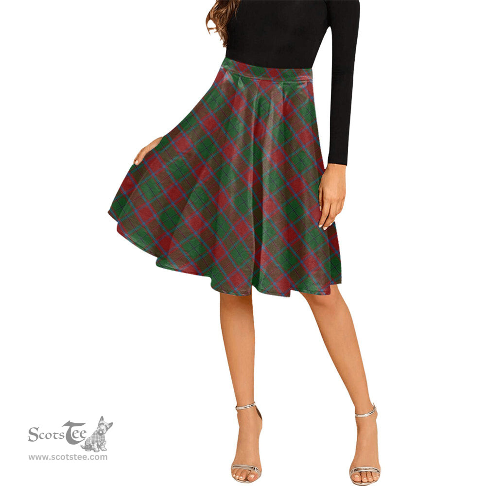 Scottish MacPhail Blue Bands Tartan Melete Pleated Midi Skirt - Tartan Plaid Midi Skirt Scottish Plaid Tartan Plaid - ScotsTee - scotstee.com