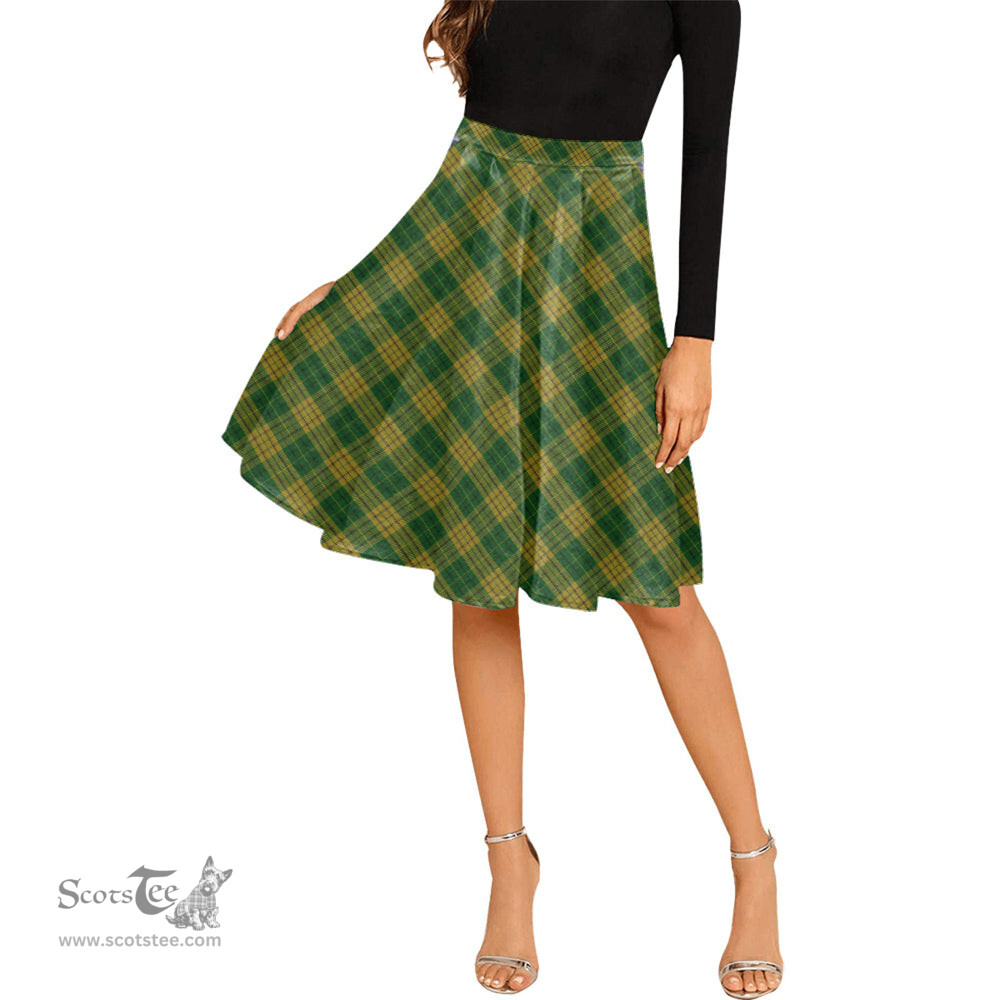 Scottish Meredith of Wales Tartan Melete Pleated Midi Skirt - Tartan Plaid Midi Skirt Scottish Plaid Tartan Plaid - ScotsTee - scotstee.com