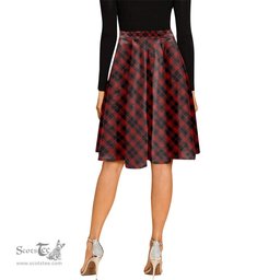 Scottish Murray of Ochtertyre Tartan Melete Pleated Midi Skirt - Tartan Plaid Midi Skirt Scottish Plaid Tartan Plaid - ScotsTee - scotstee.com