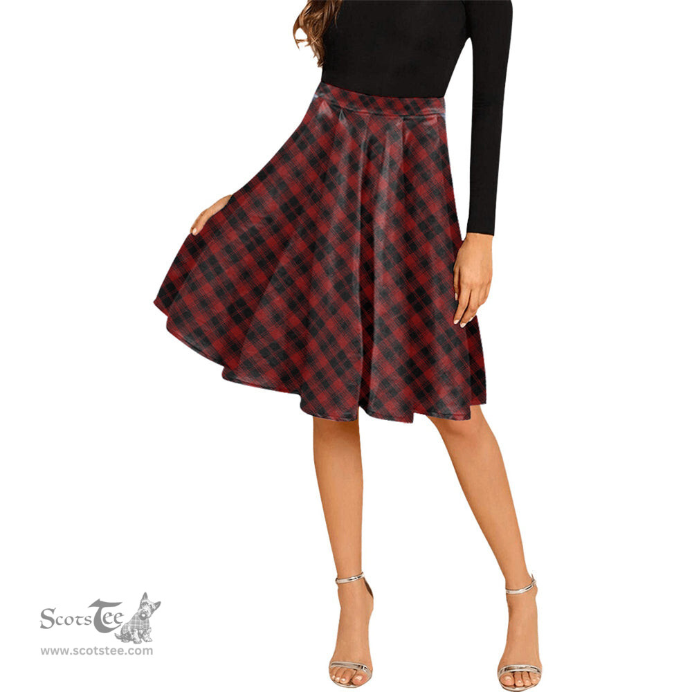 Scottish Murray of Ochtertyre Tartan Melete Pleated Midi Skirt - Tartan Plaid Midi Skirt Scottish Plaid Tartan Plaid - ScotsTee - scotstee.com