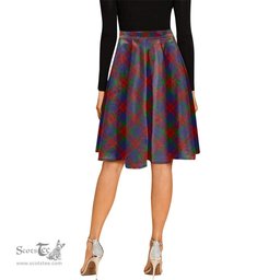 Scottish Skene of Cromar Tartan Melete Pleated Midi Skirt - Tartan Plaid Midi Skirt Scottish Plaid Tartan Plaid - ScotsTee - scotstee.com