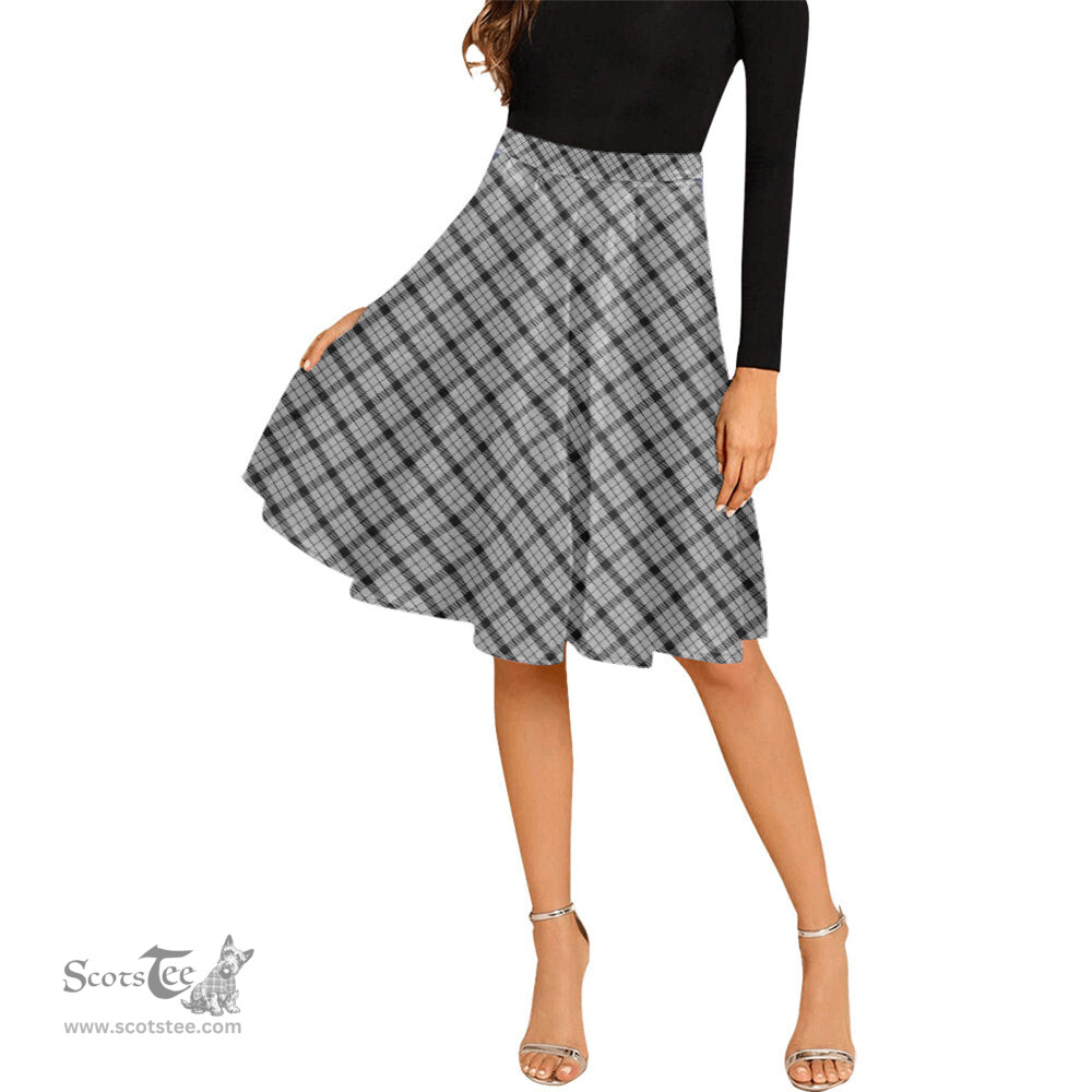 Scottish Wallace Dress Tartan Melete Pleated Midi Skirt - Tartan Plaid Midi Skirt Scottish Plaid Tartan Plaid - ScotsTee - scotstee.com