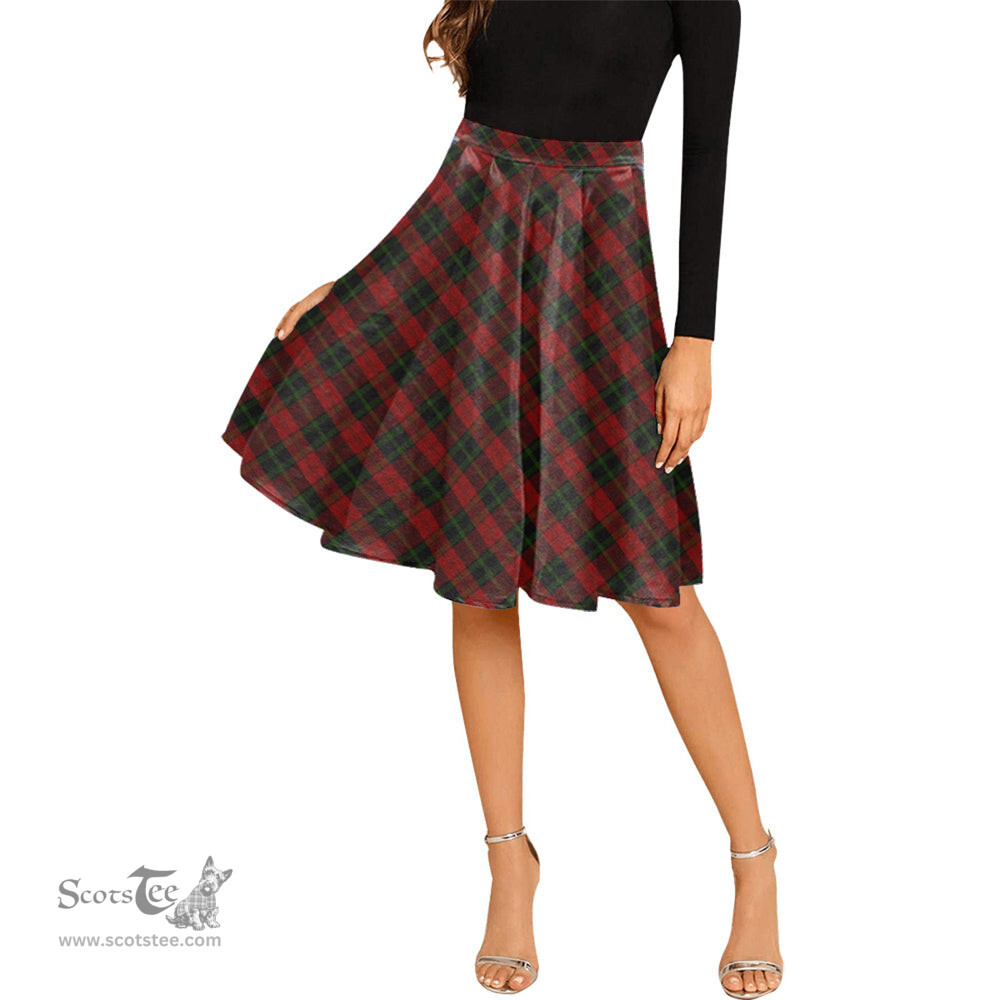 Scottish Rosser of Wales Tartan Melete Pleated Midi Skirt - Tartan Plaid Midi Skirt Scottish Plaid Tartan Plaid - ScotsTee - scotstee.com