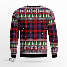 Scottish Brown Modern Clan Tartan Christmas Ugly Sweater - Plaid Family Ugly Sweater Scottish Plaid Tartan Plaid - ScotsTee - scotstee.com
